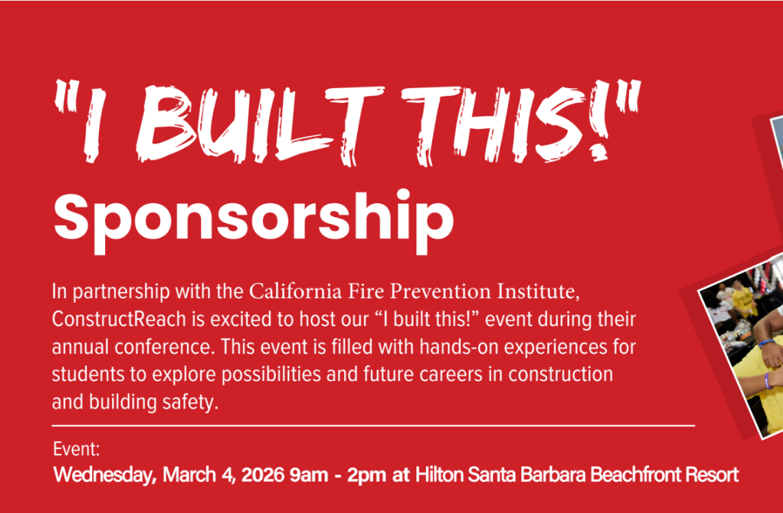 “I Built This!” Sponsorship Opportunity